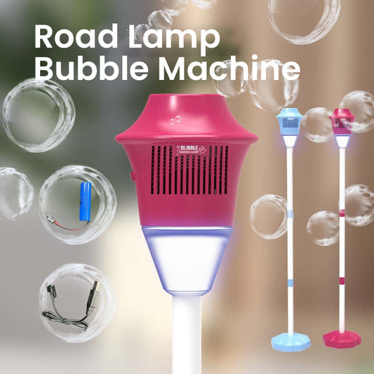 Road Lamp Bubble Machine