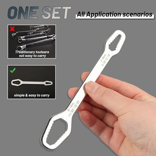 8 24mm Universal Self-Adjusting Wrench for Car Repair & Maintenance