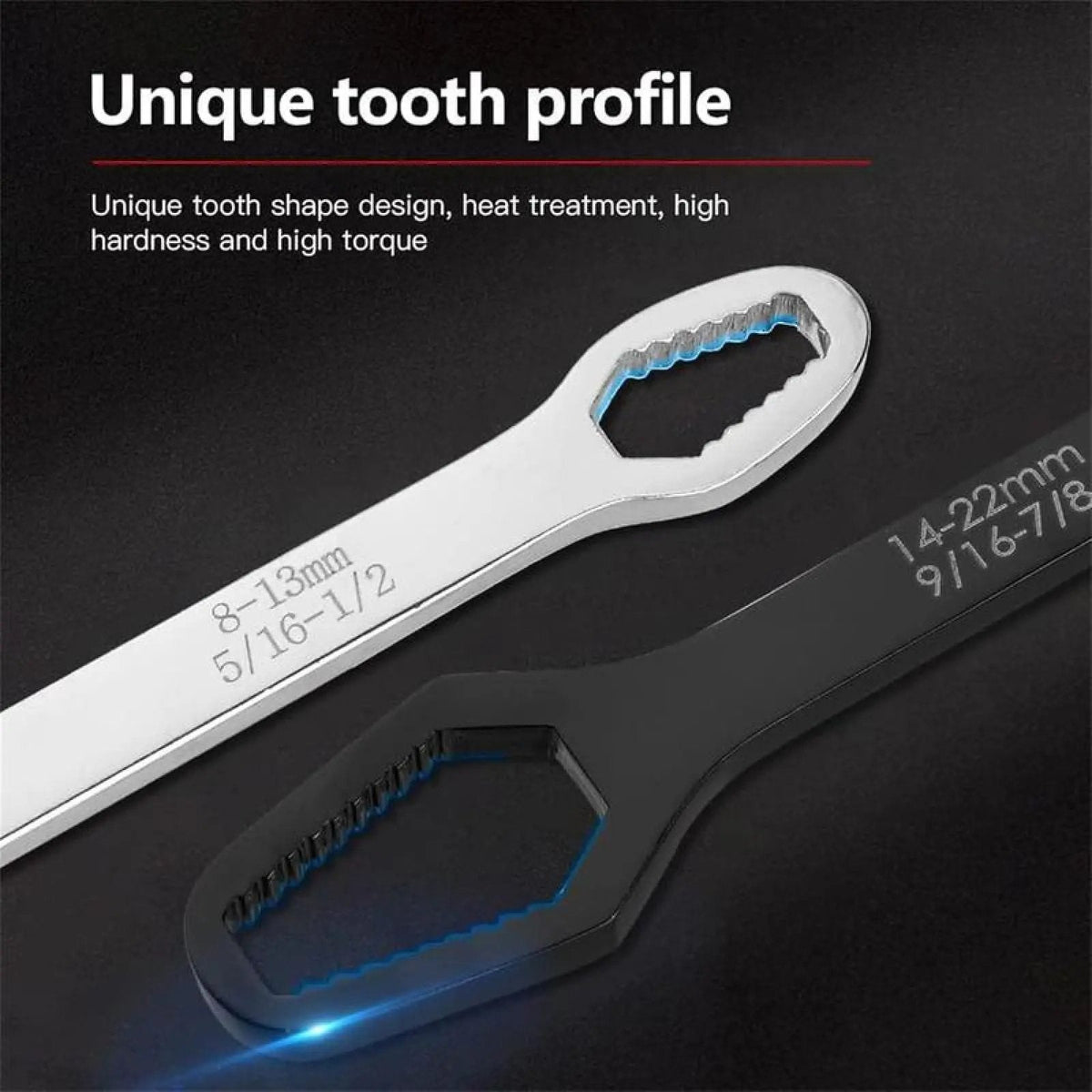 8 24mm Universal Self-Adjusting Wrench for Car Repair & Maintenance