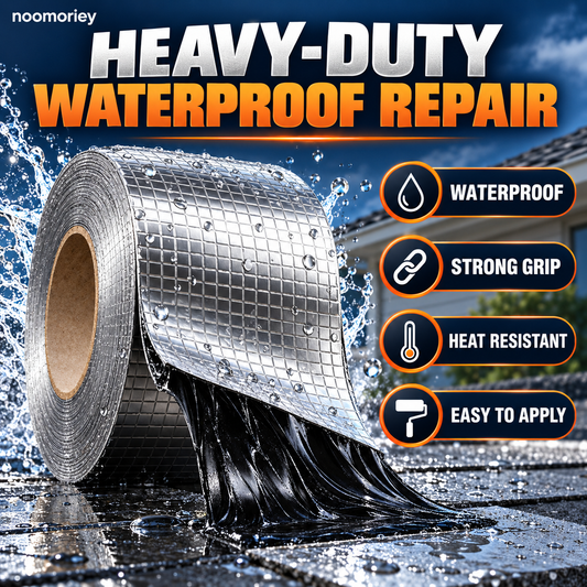 Heavy-Duty Butyl Waterproof Repair Tape Heat-Resistant Self-Adhesive Seal for Roofs, Pipes & Cracks