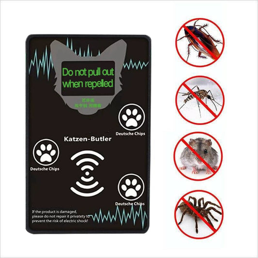 Ultrasonic electronic mouse repeller