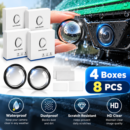 Anti-Rain & Scratch Car Camera Film (4-Pack)