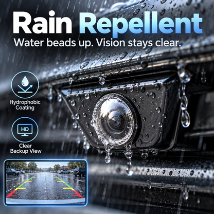 Anti-Rain & Scratch Car Camera Film (4-Pack)