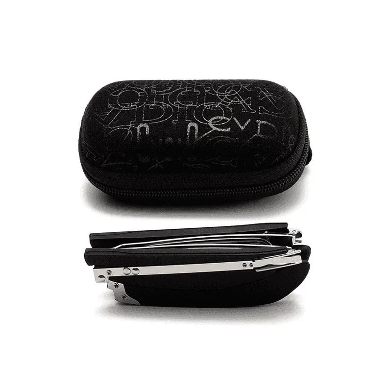 Foldable Anti-Blue Light Reading Glasses with Case