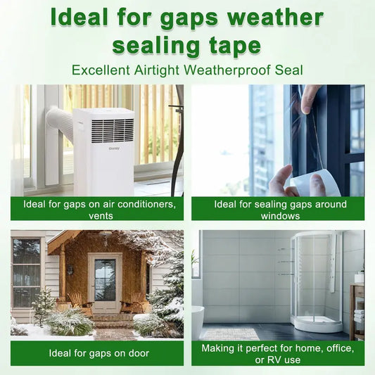Clear Window Sealing Tape Waterproof, Draftproof & Easy to Remove