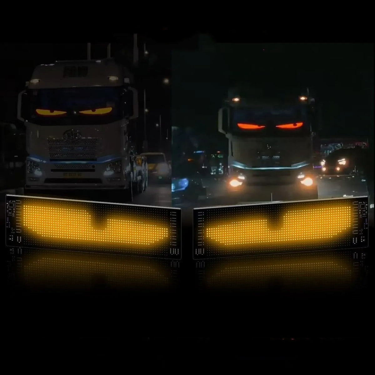 [Exclusive production] Colorful Eye Lamp Soft Screen for Car Windows
