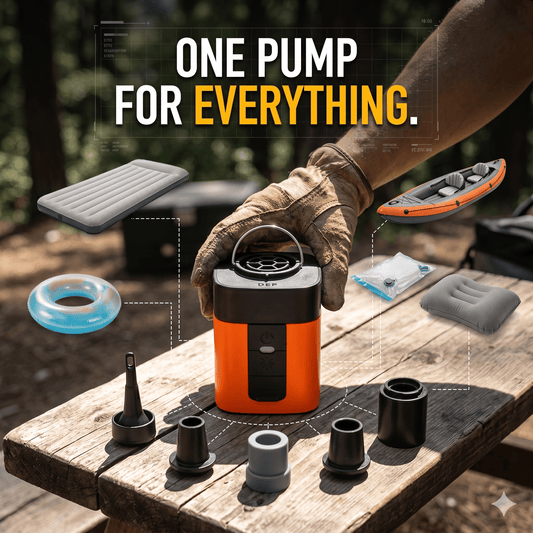 Pocket-Sized Power. Inflate Anything in Seconds