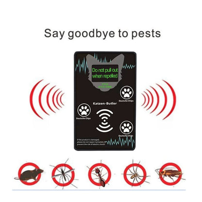 Ultrasonic electronic mouse repeller