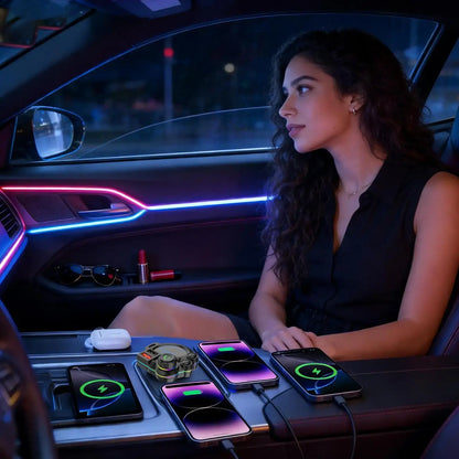 PD 30W Type-C Car Charger & Bluetooth 5.3 FM Transmitter, Wireless MP3 Player with Dual USB Ports, Bass Sound Enhancer