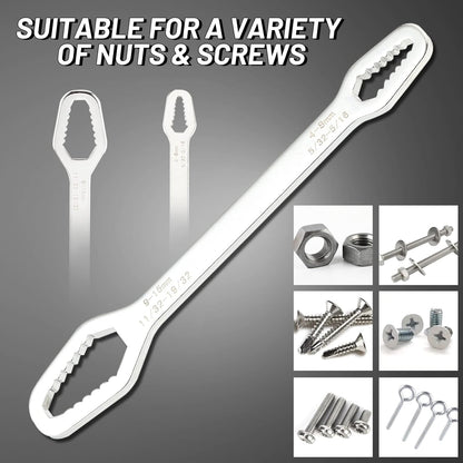 8 24mm Universal Self-Adjusting Wrench for Car Repair & Maintenance