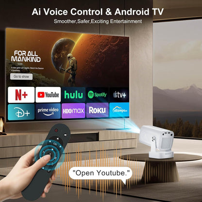 Magcubic HY310 Mini Projector Auto Focus, Native 1080P (4K Support), Voice Control