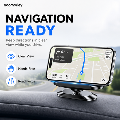 360 Magnetic Car Phone & Tablet Mount with Suction Cup