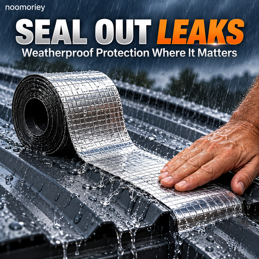 Heavy-Duty Butyl Waterproof Repair Tape Heat-Resistant Self-Adhesive Seal for Roofs, Pipes & Cracks