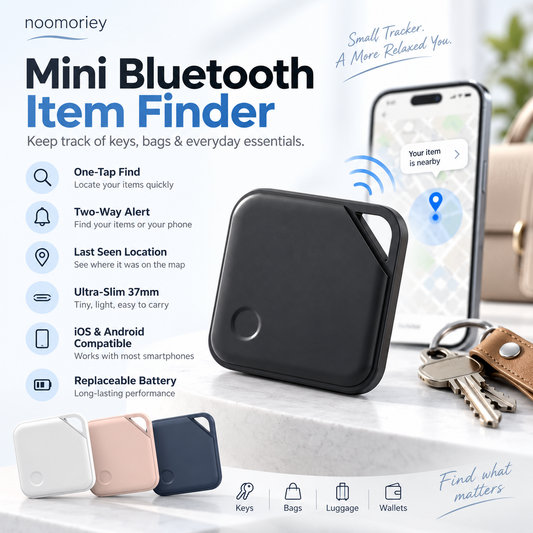 Smart Bluetooth Tracker 2-Way Finder for Keys, Wallets & Pets