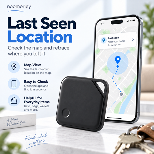 Smart Bluetooth Tracker 2-Way Finder for Keys, Wallets & Pets