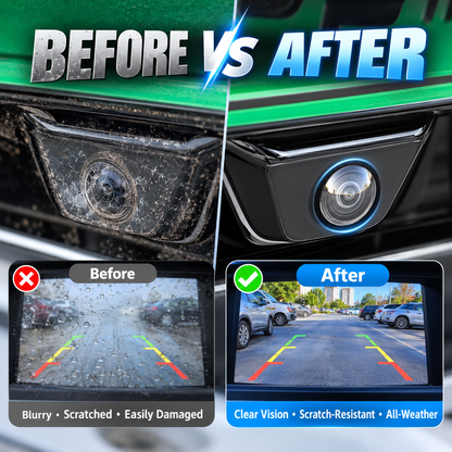 Anti-Rain & Scratch Car Camera Film (4-Pack)