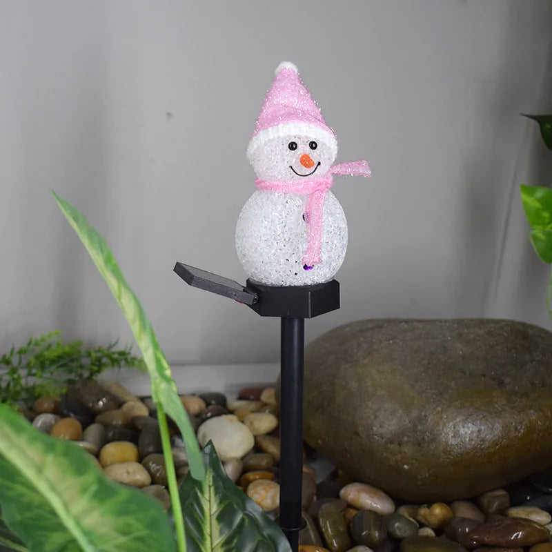 Plug-In Christmas Snowman Yard Light