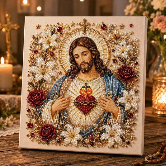 DIY 3D Pearl-Style Christian Faith Art Kit