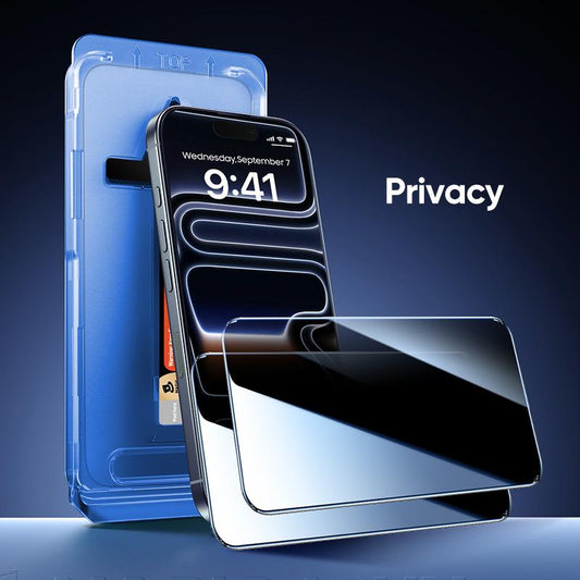 Premium Upgraded Privacy Screen Protector Dustproof Bubble-Free Design Ultra-Clear for iPhone