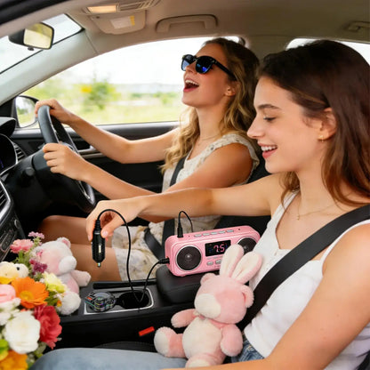 PD 30W Type-C Car Charger & Bluetooth 5.3 FM Transmitter, Wireless MP3 Player with Dual USB Ports, Bass Sound Enhancer