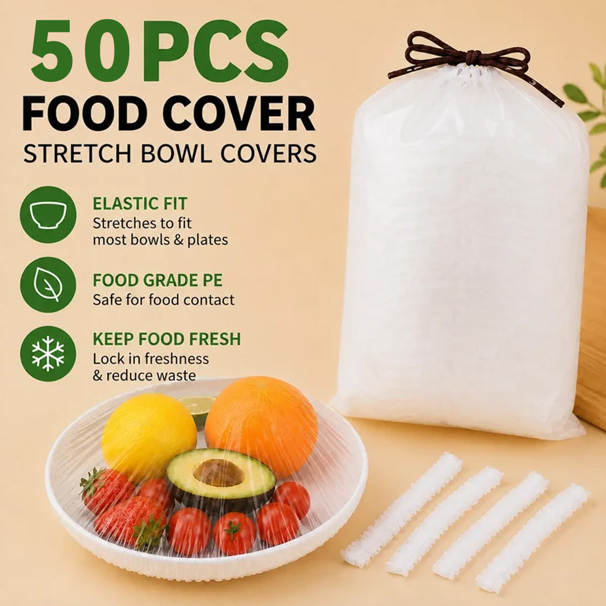Elastic Stretch Food Covers