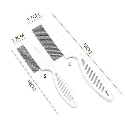 Multifunctional Pet Hair Comb Flea and Tear Stain Removal 2 Pcs