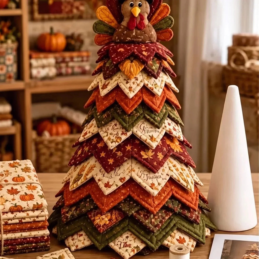 Quilted DIY Tabletop Tree Kit